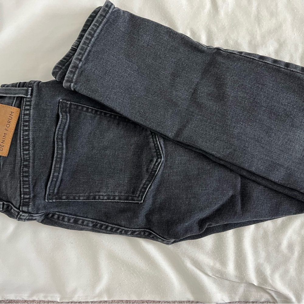 Denim Forum Dark Gray Slim Jeans